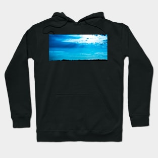 Blue Sky Blue Clouds Hoodie